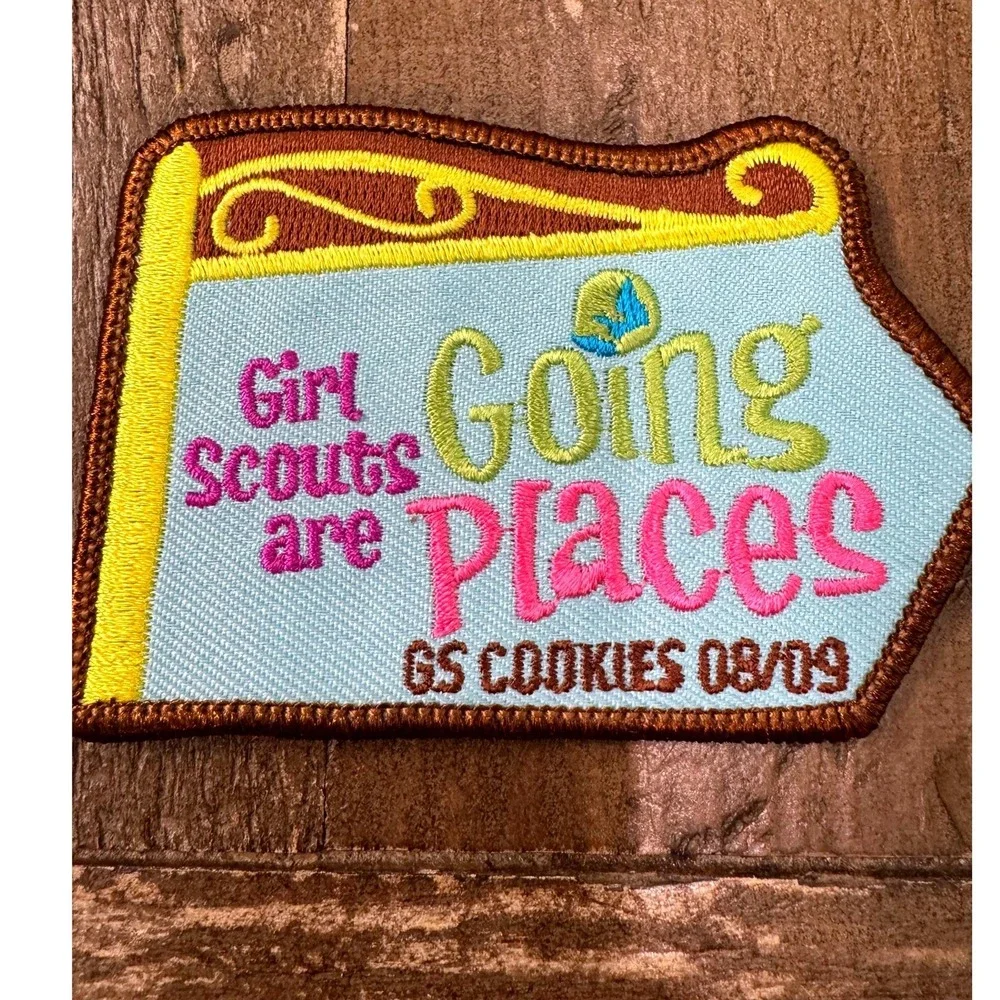 Girl Scouts GS Cookies 2008-09 Going Places & Share Patch Lot of 2